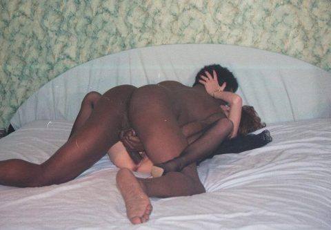Wife Passionately Kisses Her Black Bull